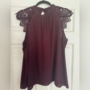 Express tank top with back cut out